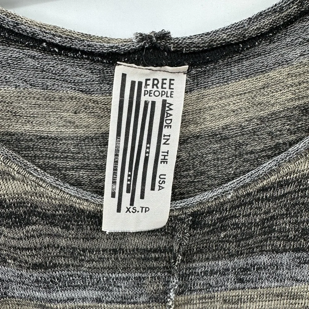 WE THE FREE Carolina Haaci marled oversized Boho natural lightweight sweater. XS - Picture 4 of 10